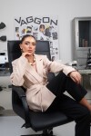 Bej Kemerli Blazer Ceket