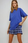 Saks İki İplik Oversize Unisex T Shirt
