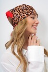 Leopar Desenli Bandana Fular