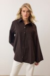 Uzun Kollu Oversize Poplin Gömlek