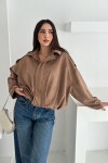 Oversize Süet Fermuarlı Ceket