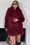 Uzun Tüylü Yumuşak Dokulu Şık Peluş Kaban