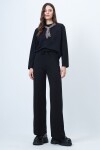 Fular Detaylı Sweatshirt Ve Beli Lastikli Geniş Paça Eşofman Takım