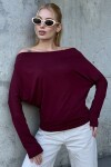 Kayık Yaka Uzun Kollu Basic Bluz