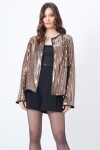 Payetli Açık Form Ceket