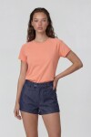 Bisiklet Yaka Reglan Kol Likralı Örme Bluz