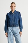 Apolet Detaylı Denim Ceket