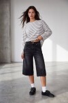 Çizgili Oversize Sweat