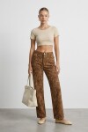 Desenli Gabardin Pantolon