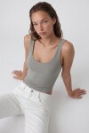 U Yaka Stretch Çıtçıtlı Body