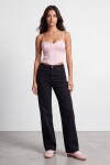 Yüksek Bel Kot Pantalon